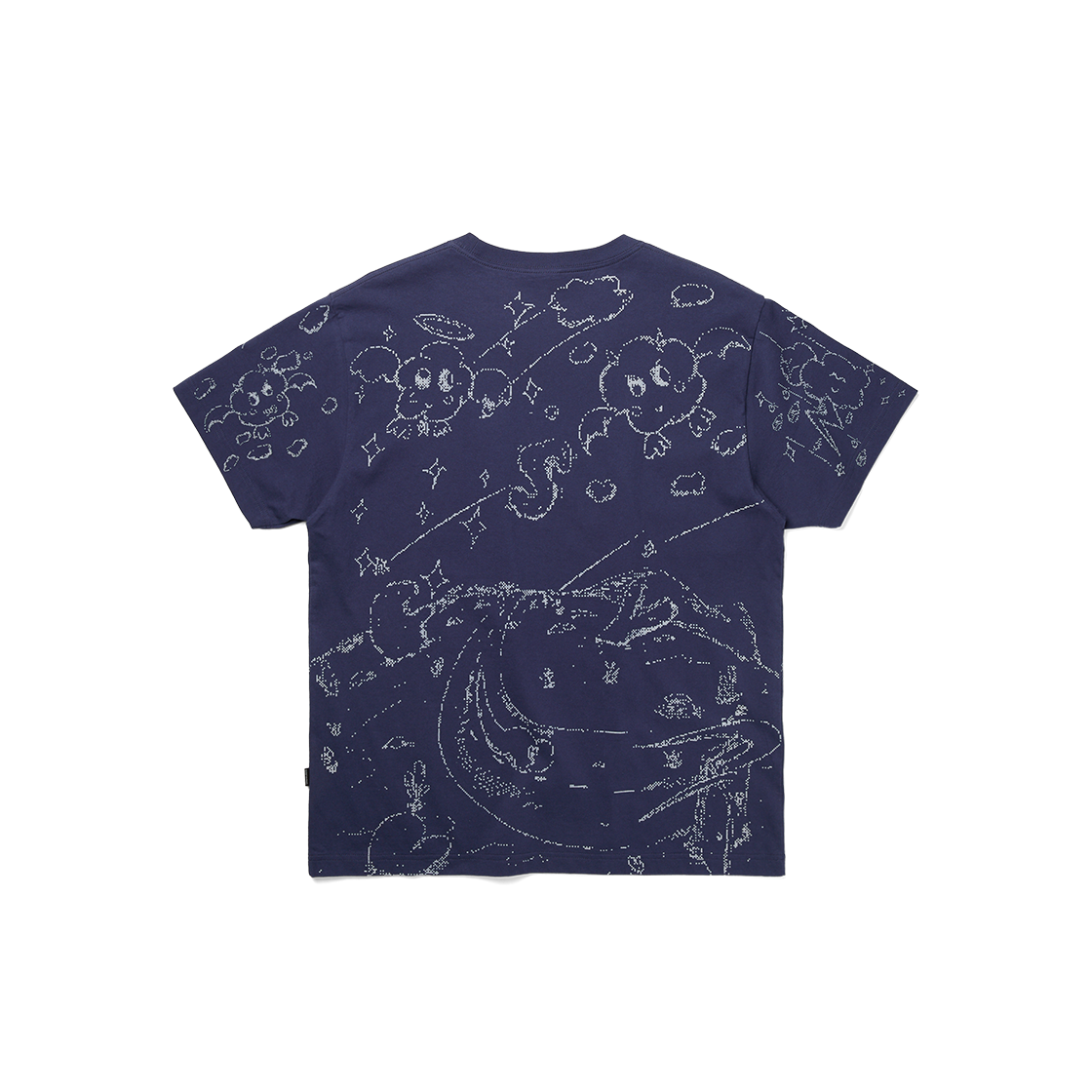 [더블적립] 예스아이씨 픽셀 월드 티셔츠 라이트 네이비([더블적립] YESEYESEE Pixel World Tee Light Navy) - 2