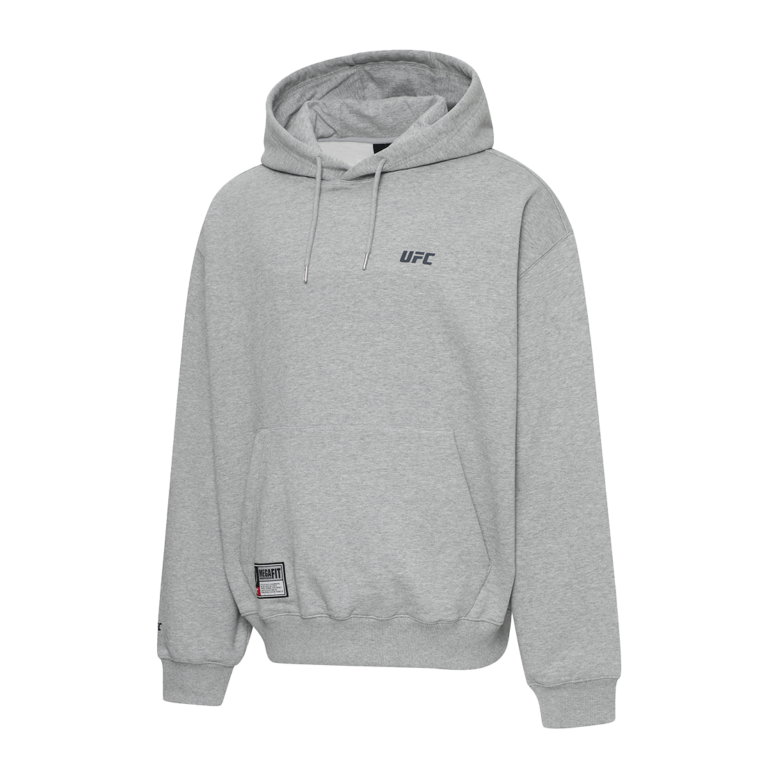 유에프씨 스포츠 포스 메가핏 후드티 멜란지 그레이 U2HDX1103MG(UFC SPORT Force Mega Oversized Fit Hoodie Melange Grey) - 2