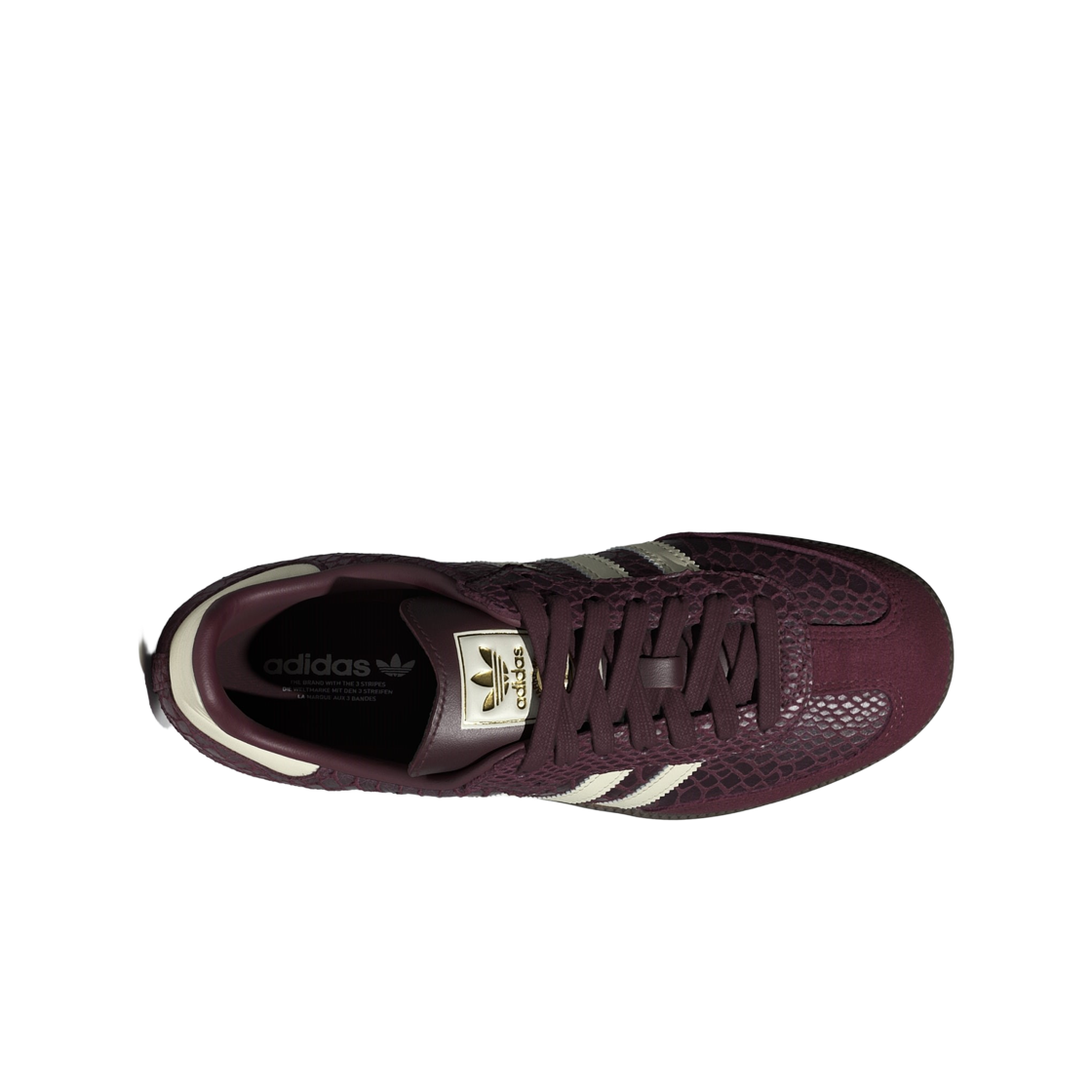 (W) 아디다스 삼바 OG 마룬 크림 화이트((W) Adidas Samba OG Maroon Cream White) - 2