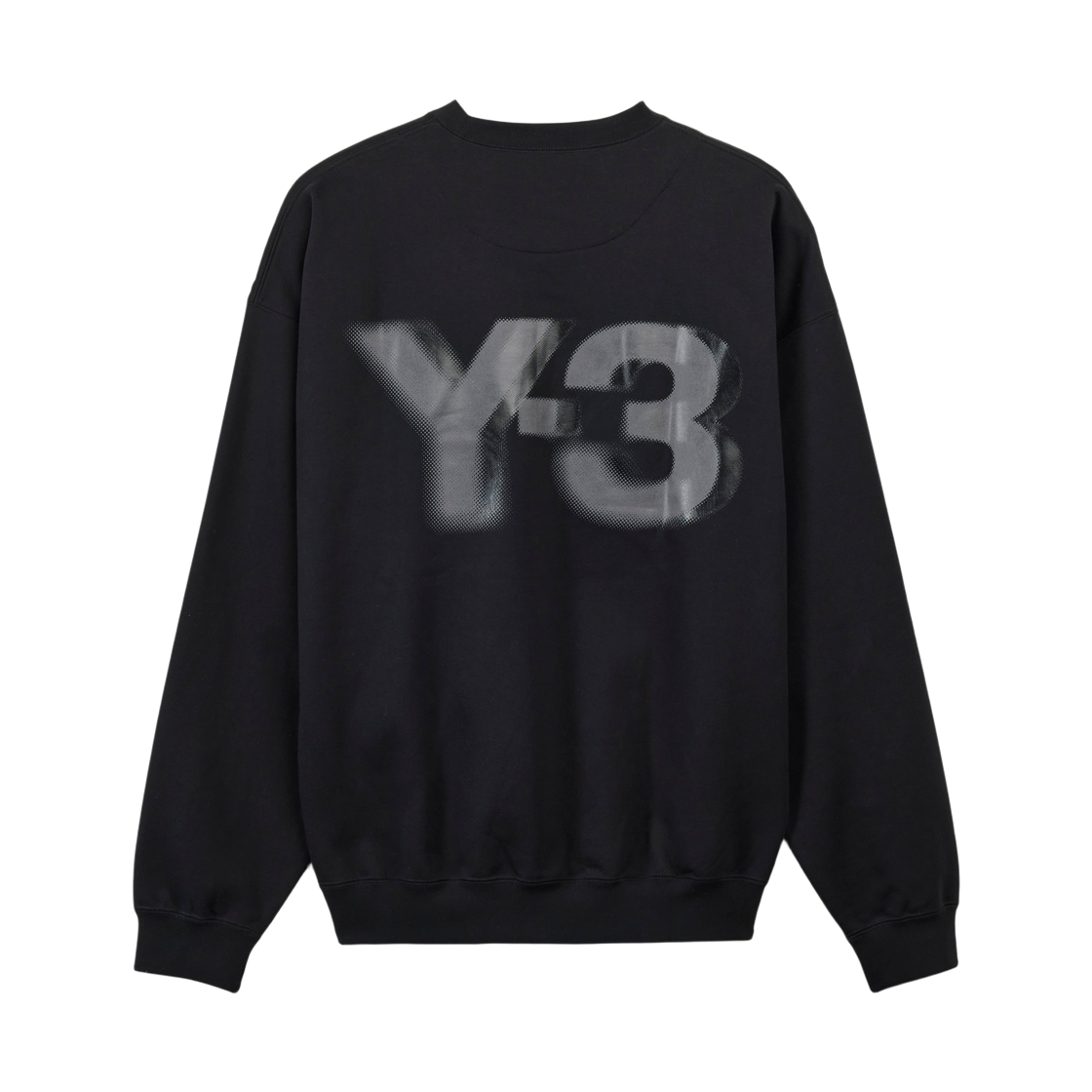 Y-3 로고 크루 스웨트셔츠 블랙(Y-3 Logo Crew Sweatshirt Black) - 2