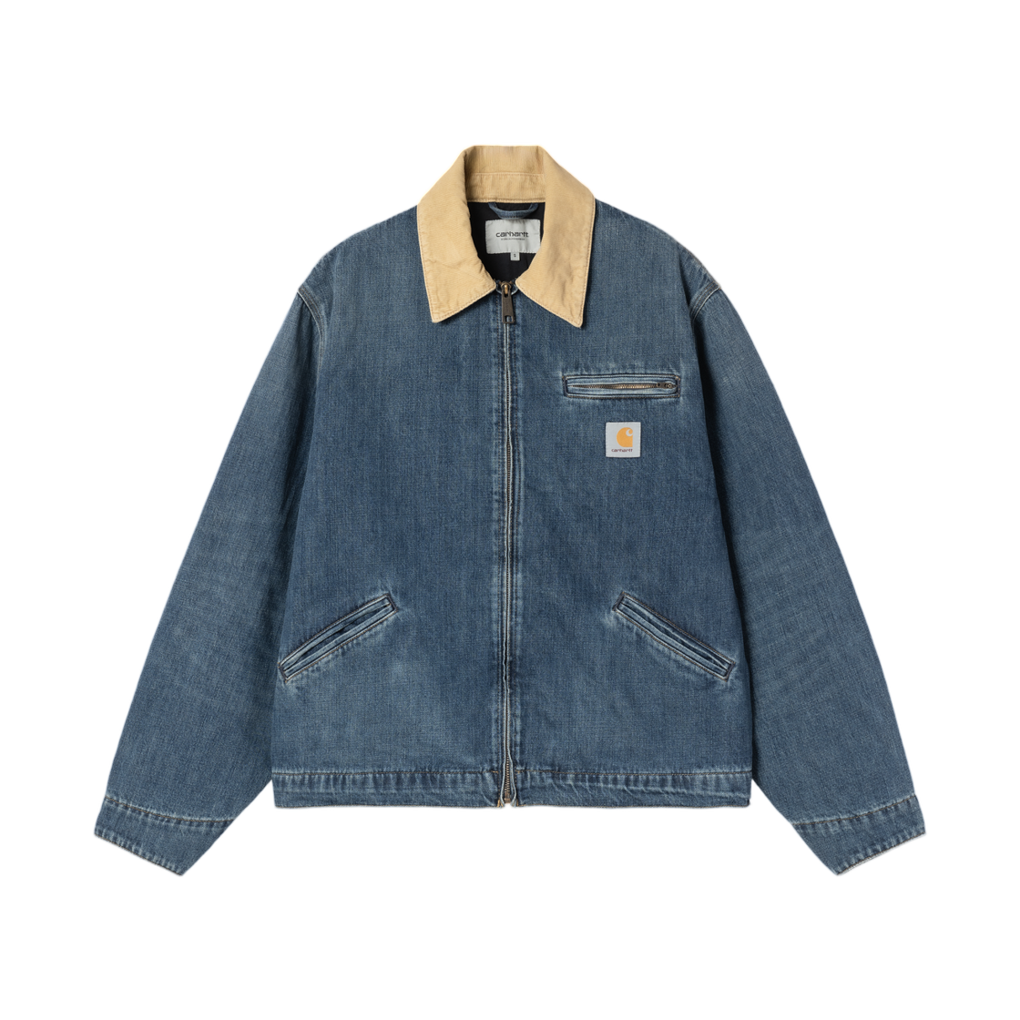칼하트 WIP OG 디트로이트 자켓 블루 더스티 H 브라운(Carhartt WIP OG Detroit Jacket Blue Dusty H Brown) - 1
