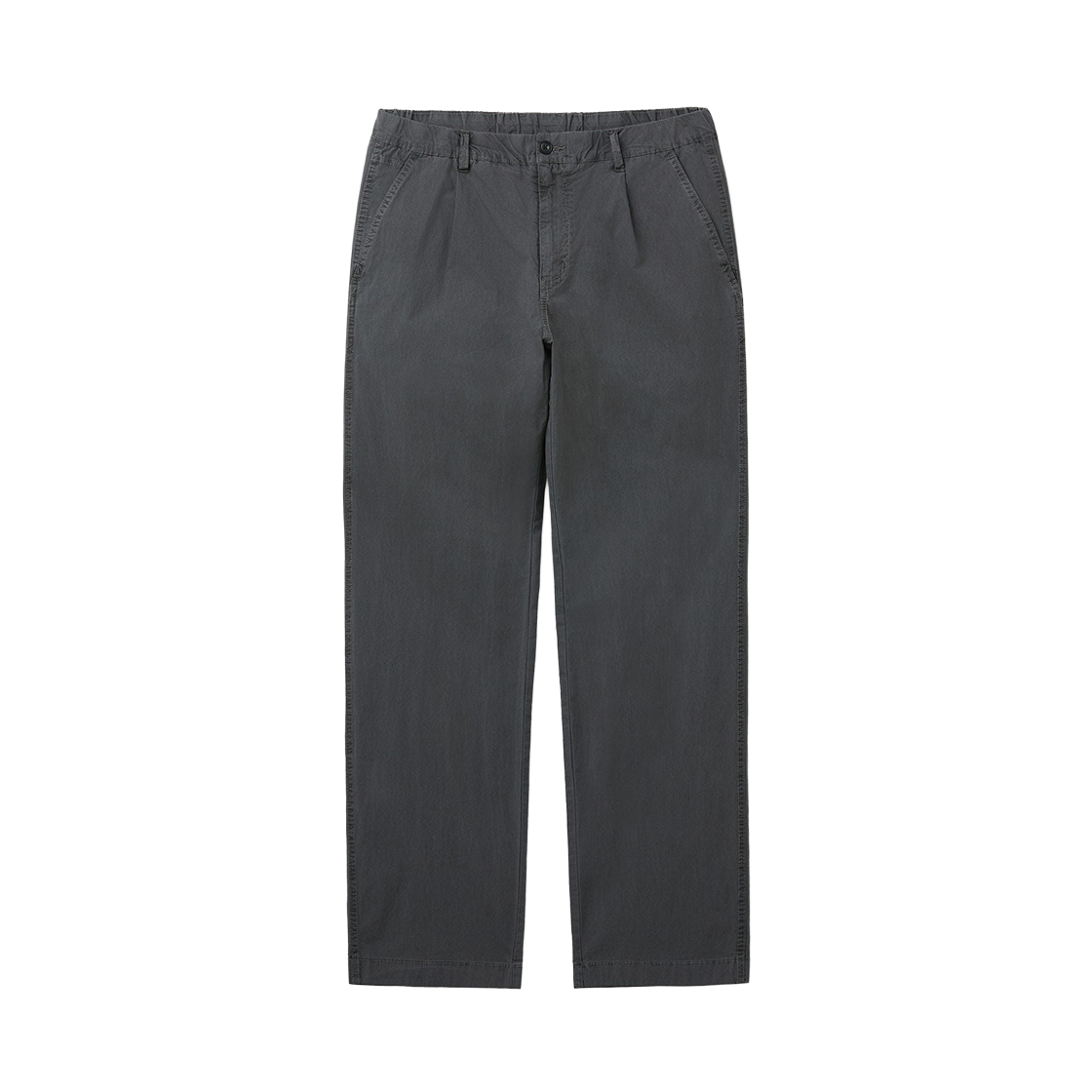 시리즈 가먼트다잉 루즈스트레이트 팬츠 차콜(SERIES Garment Dyed Loose Straight Pants Charcoal) - 1