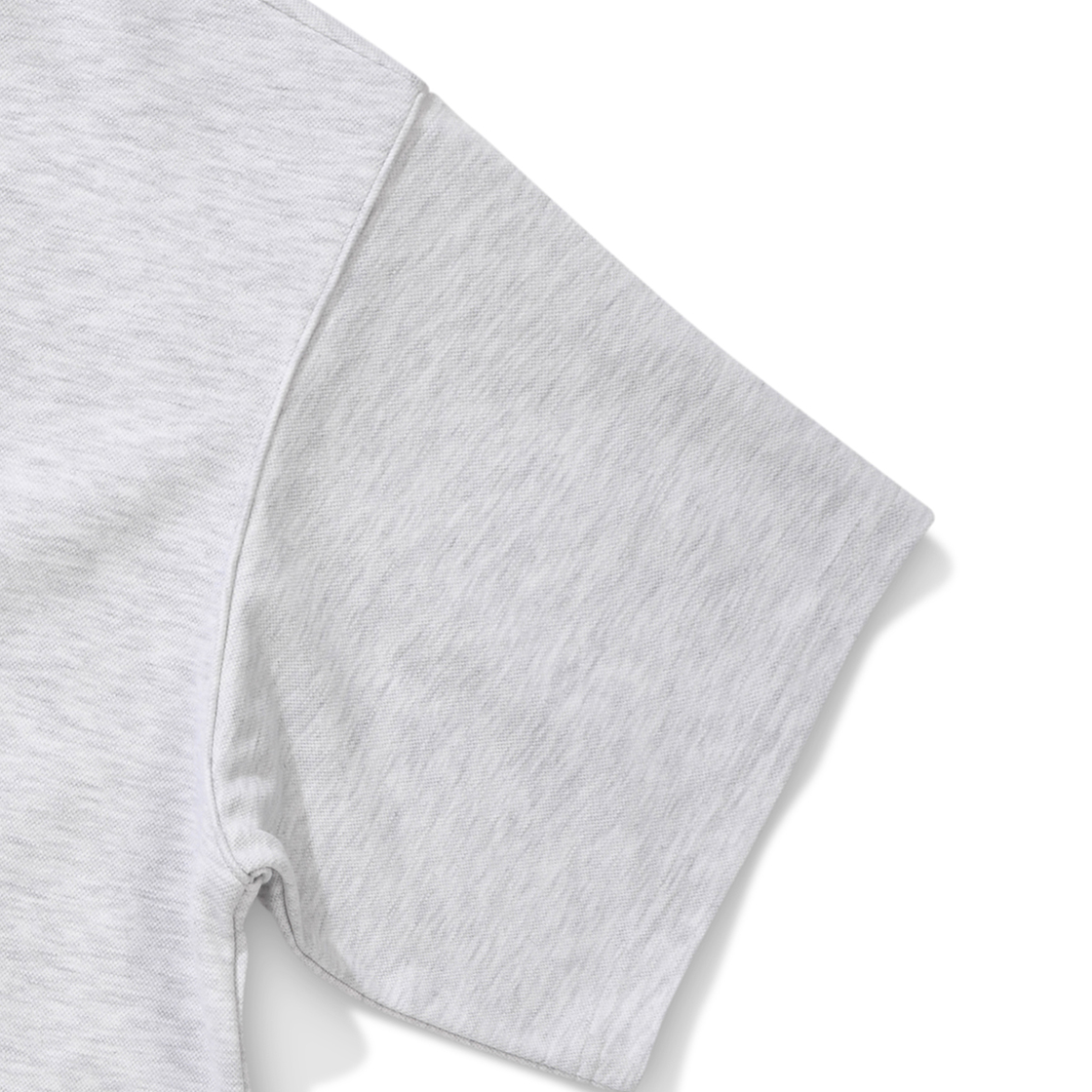록히드마틴 오버핏 파이핑 카라 티셔츠 그레이(LOCKHEED MARTIN Over Fit Piping Collar Ts Grey) - 5