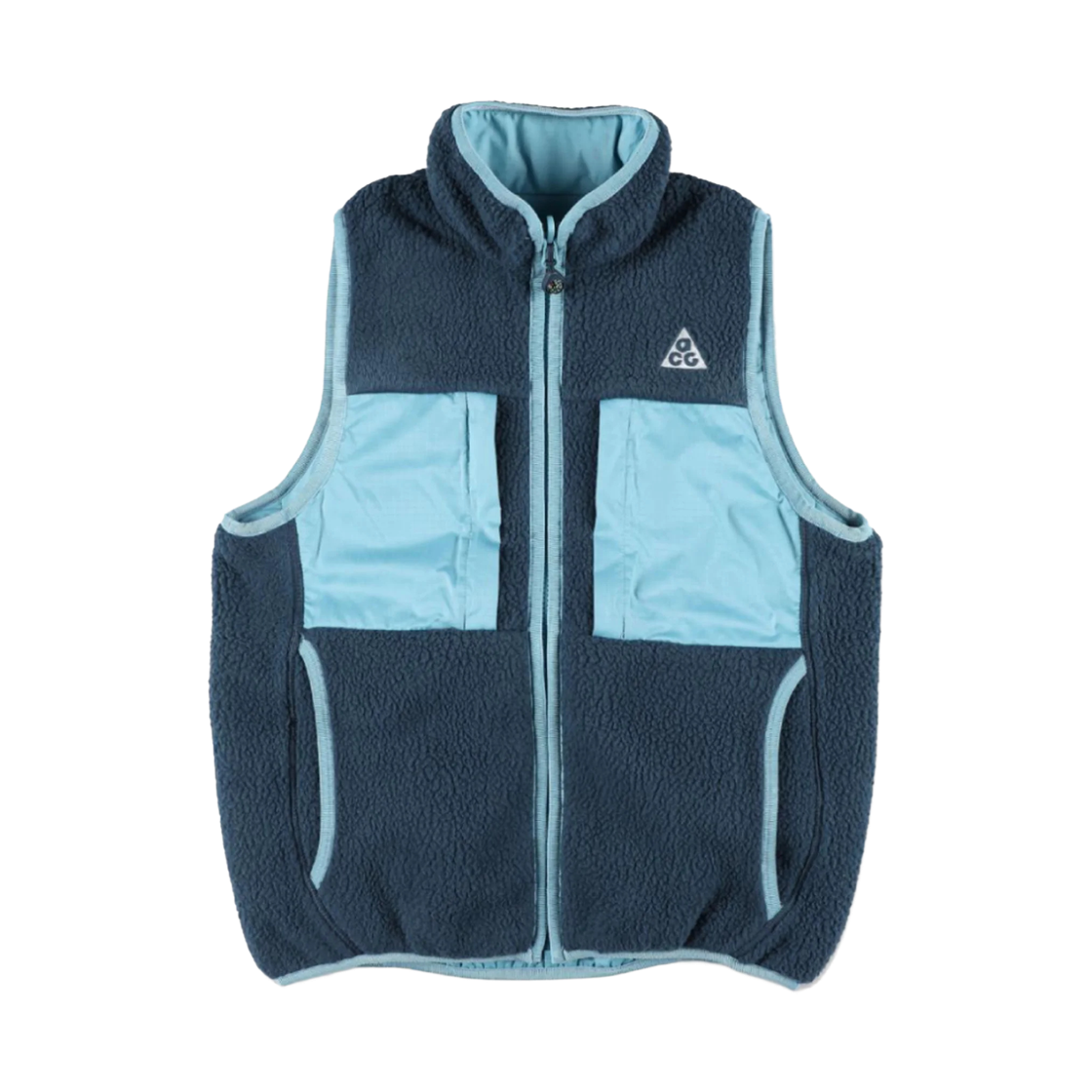 (키즈) 나이키 ACG 써마핏 리버시블 질레 아머리 네이비 데님 터콰이즈 (FZ5424-478)((Kids) Nike ACG Therma-Fit Reversible Gilet Armoury Navy Denim Turquoise (FZ5424-478))