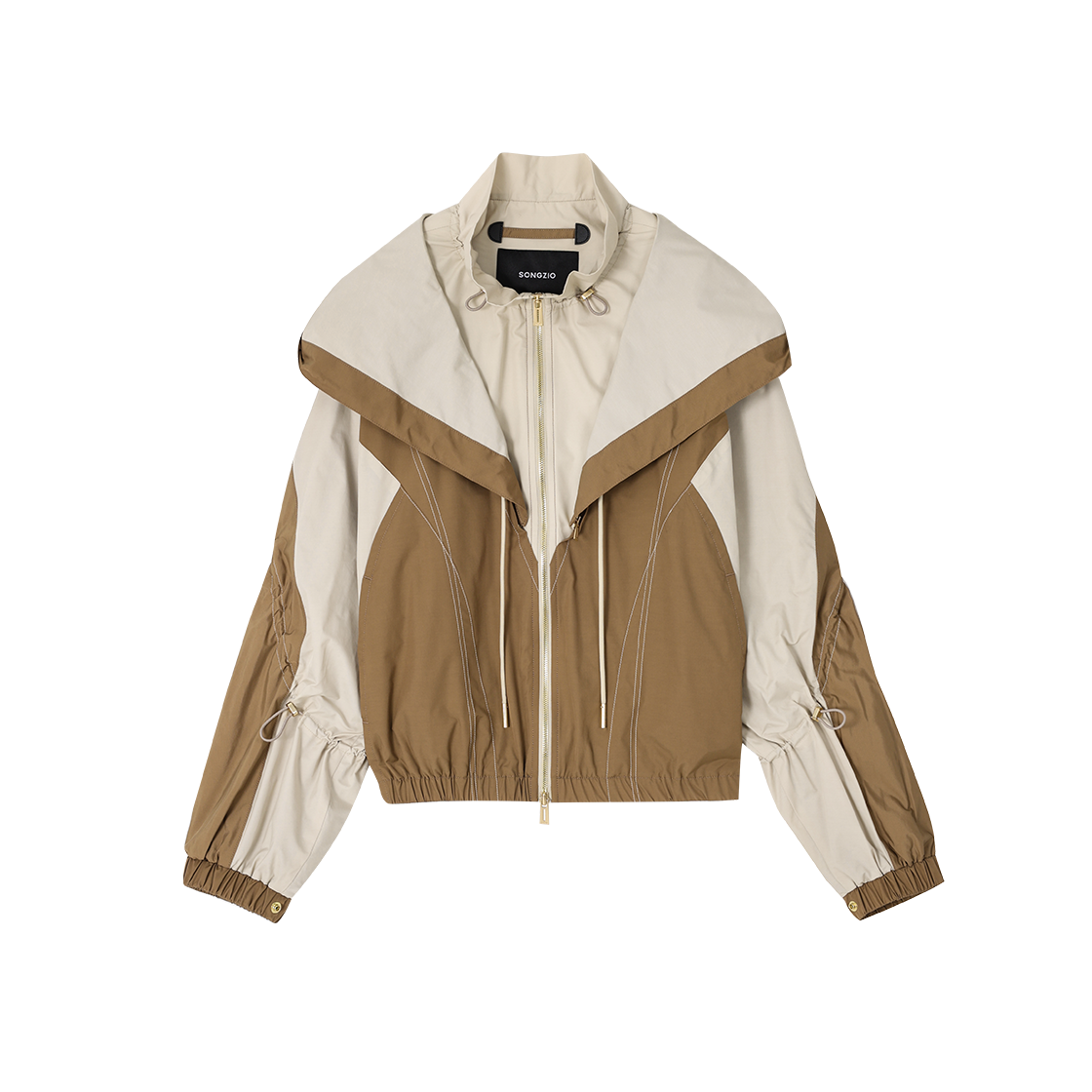 WI2JP721BR (W) SONGZIO COLLECTION Angelwing Track Jumper Brown