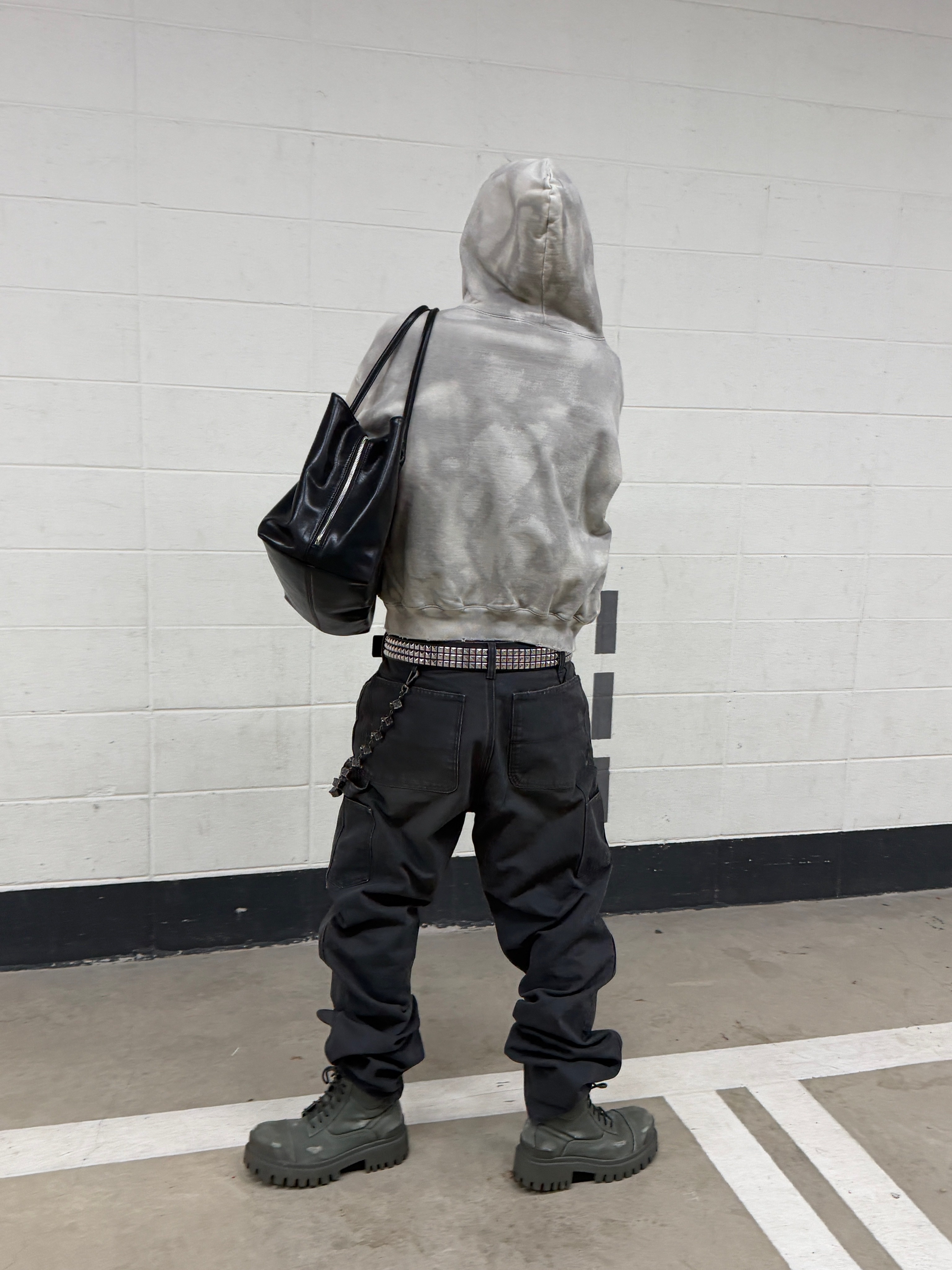 qualisartifexpereo VTG Double Knee Work Pants Graphite 착용 스타일 - 3