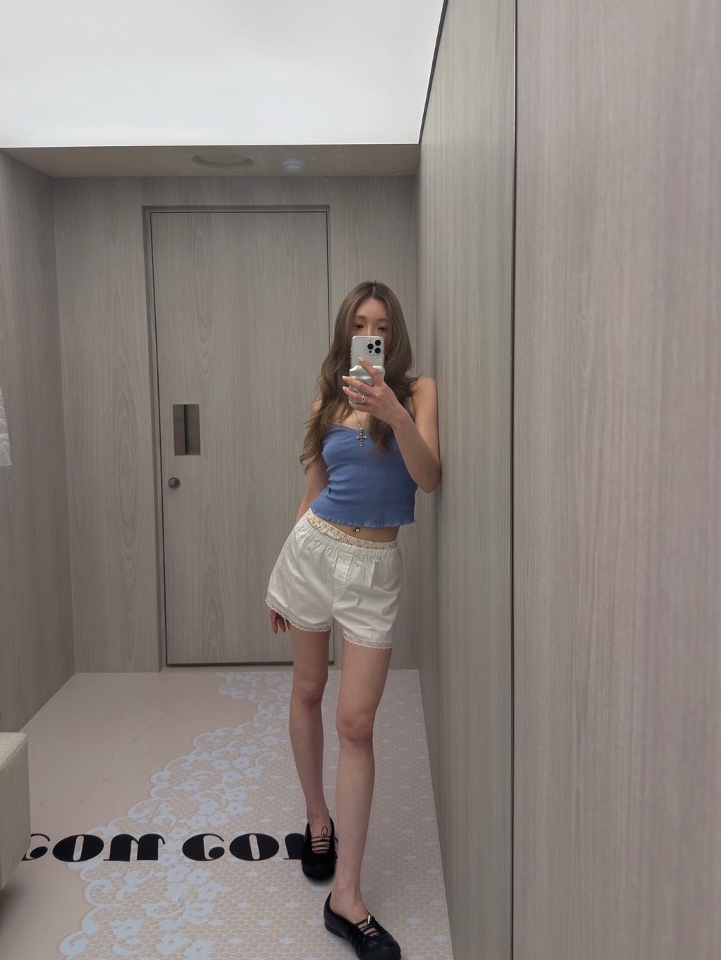 [KREAM 단독] Cou Cou Intimates Women The Boxer White - 26SS 착용 스타일 - 1