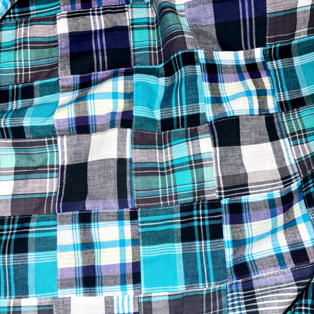 유라이크왓 리얼 패치워크 스툴 (민트)(you like what Real patchwork stool (mint)) - 4