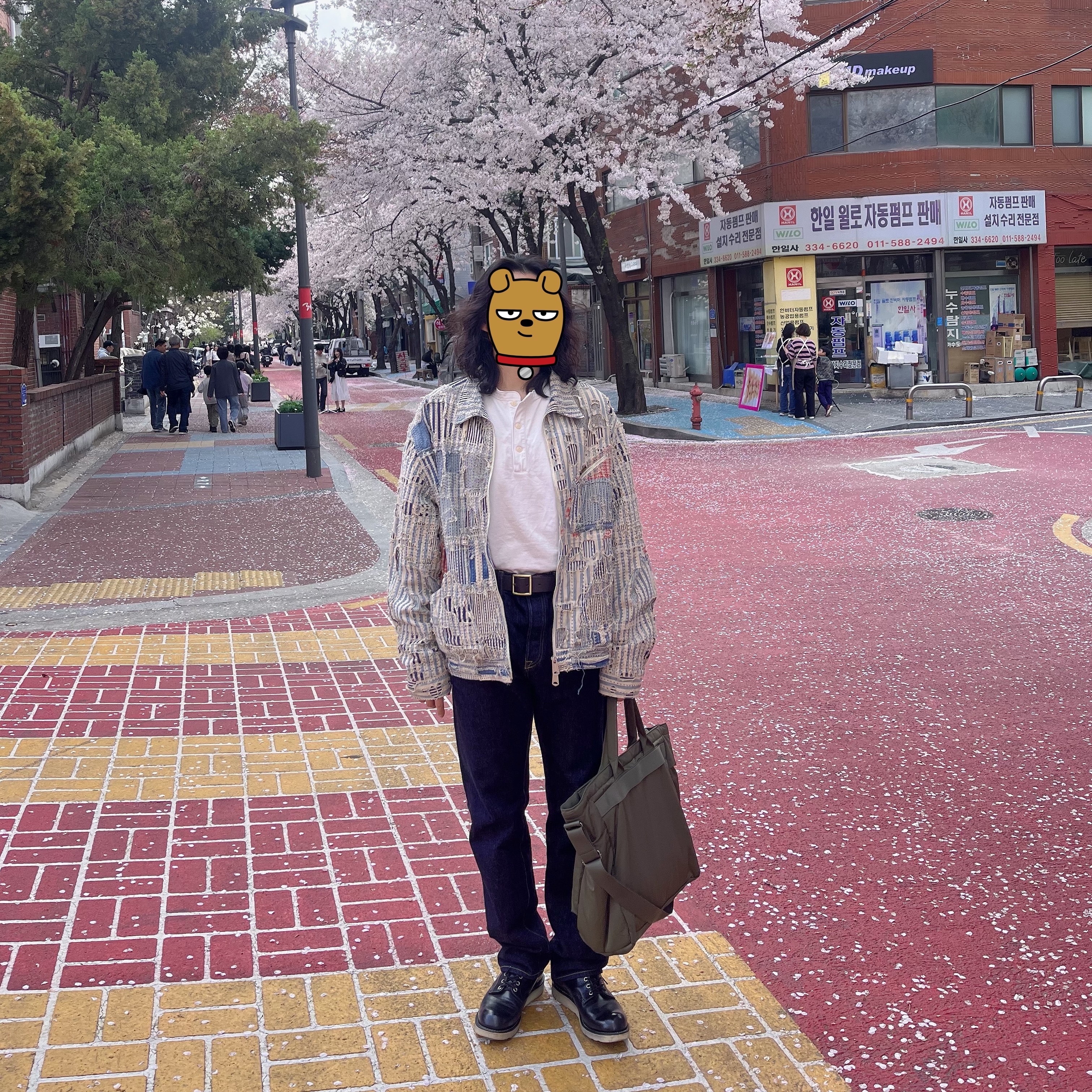 Kapital Liberty Boro Zip Up Hickory, Kapital 14 oz. Denim 5P Monkey Cisco Indigo 착용 스타일