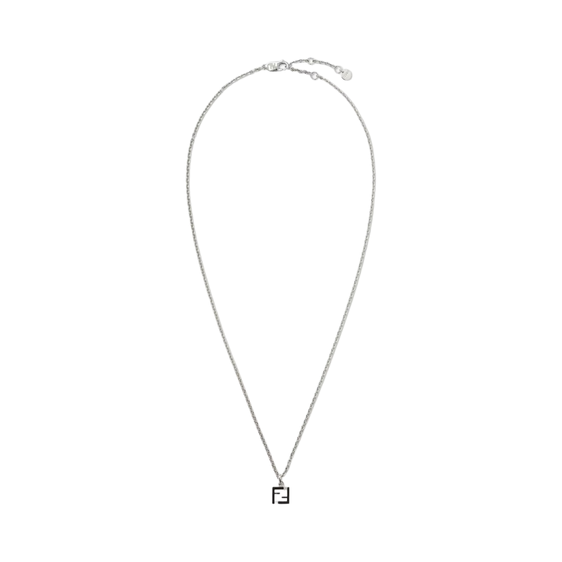 펜디 FF 네클리스 블랙 실버(Fendi FF Necklace Black Silver)