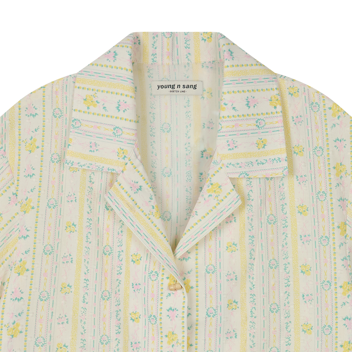 영 앤 생 우먼 옐로우 코드 숏 셔츠 옐로우 - 26SS(Young N Sang Women Yellow Cord Short Shirts Yellow - 26SS) - 3