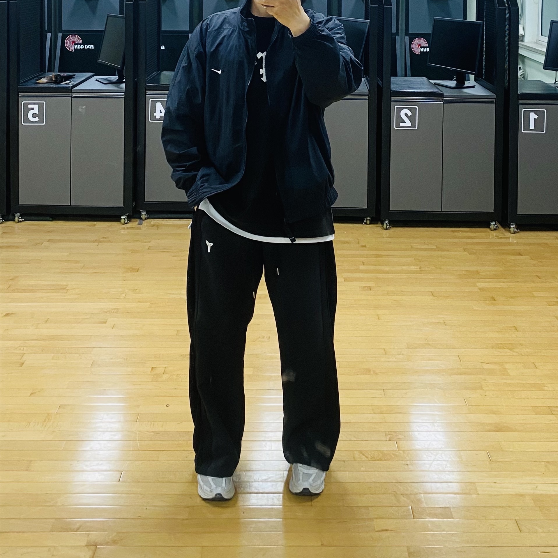 Nike NRG Solo Swoosh Woven Track Jacket Black - Asia 착용 스타일