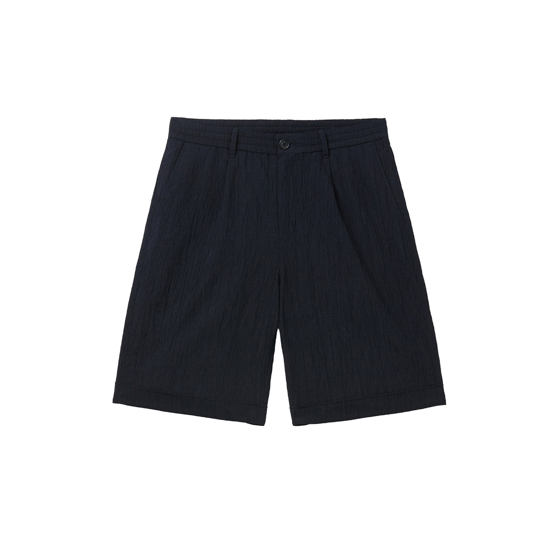 시리즈 셋업 크리즈 와이드 쇼츠 네이비(SERIES Set Up Crease Wide Shorts Navy)