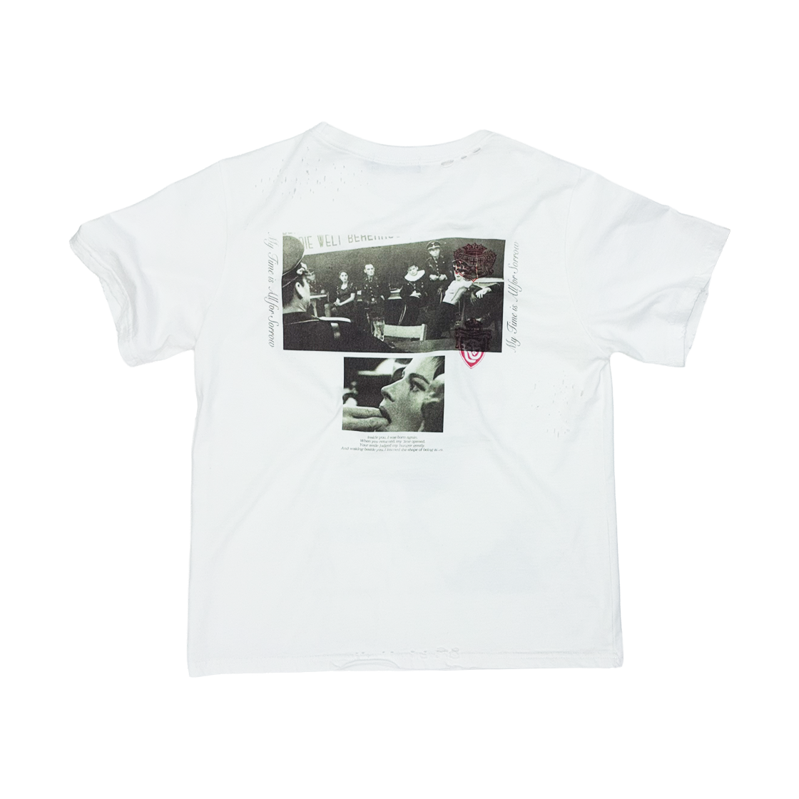 선데이오프클럽 더 나이트 포터 디스트레스드 티셔츠(Sundayoffclub The Night Porter Distressed T-shirt) - 2