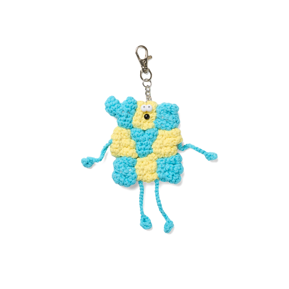 [더블적립] 예스아이씨 씨-로고 니트 키링 스카이 블루([더블적립] YESEYESEE C-Logo Knit Keyring Sky Blue)