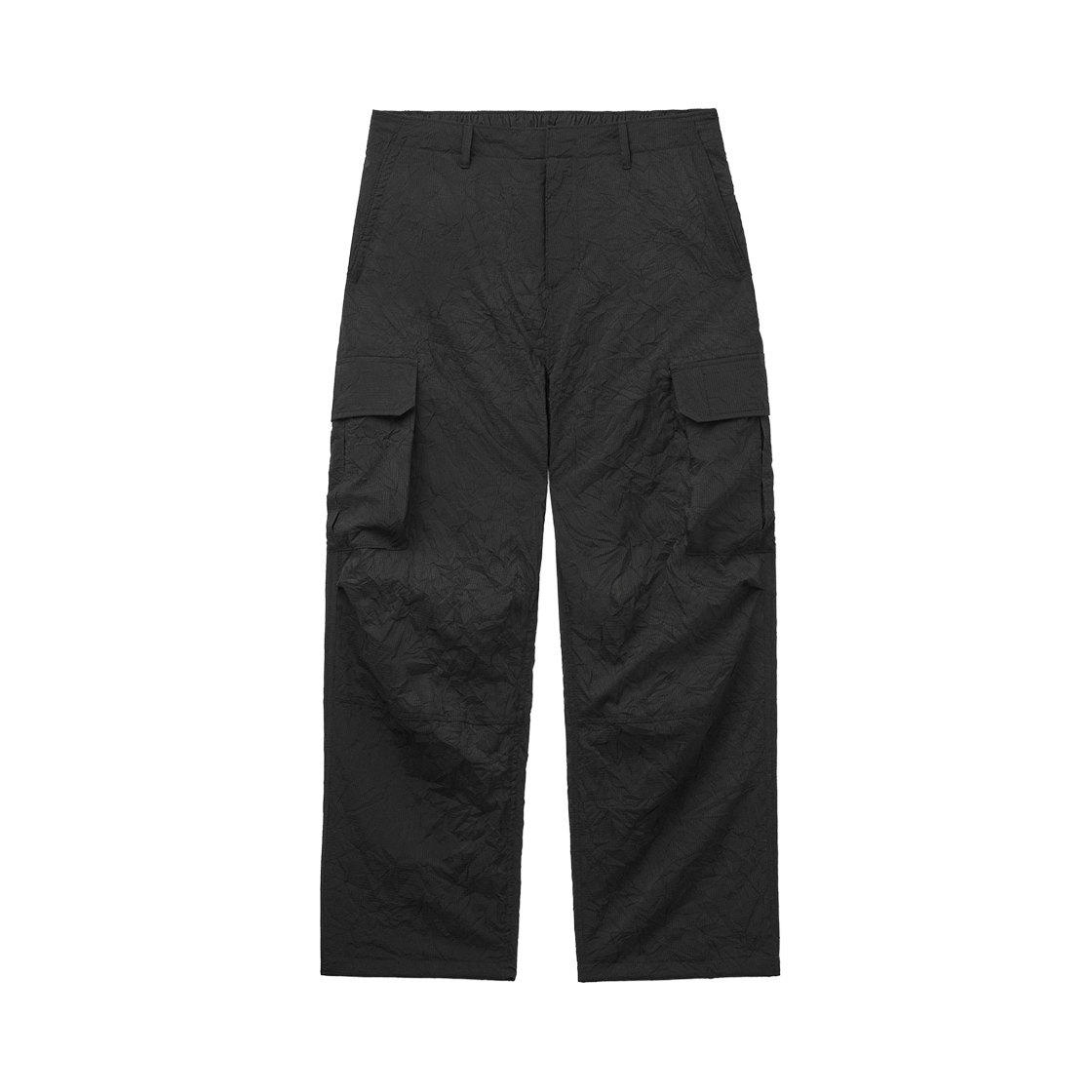 시리즈 셋업 변형 크리즈 뉴 타입 팬츠 블랙(SERIES Set Up Modified Crease New Type Pants Black) - 1