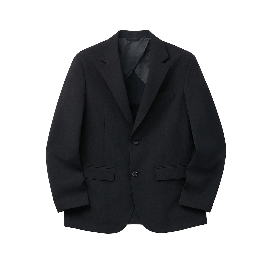 시리즈 셋업 여름 에센셜 레귤러핏 자켓 블랙(SERIES Set Up Summer Essential Regular Fit Jacket Black)