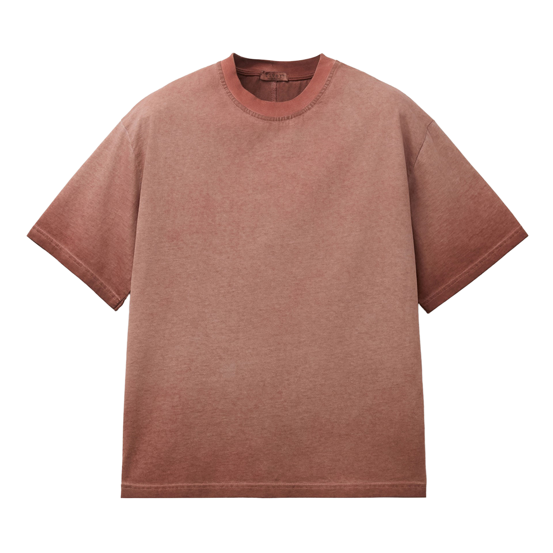 시리즈 파이버 리버스 콜드 다이드 티 레드(SERIES Fiver Reverse Cold Dyed T-Shirt Red)