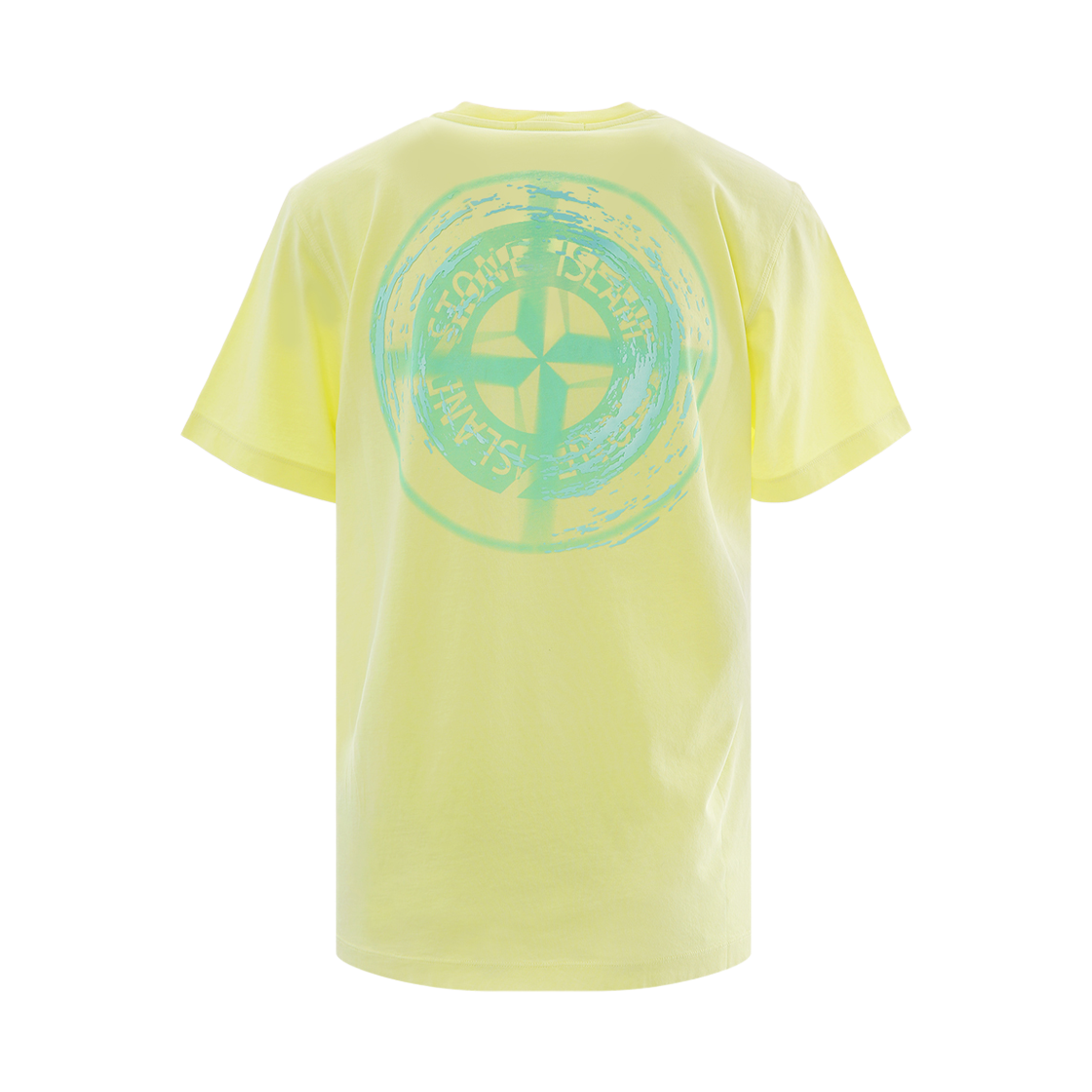 (키즈) 스톤 아일랜드 21053 '드롭 샷 원' 프린트 티셔츠 레몬 - 23SS((Kids) Stone Island 21053 'Drop Shot One' Print T-Shirt Lemon - 23SS) - 2