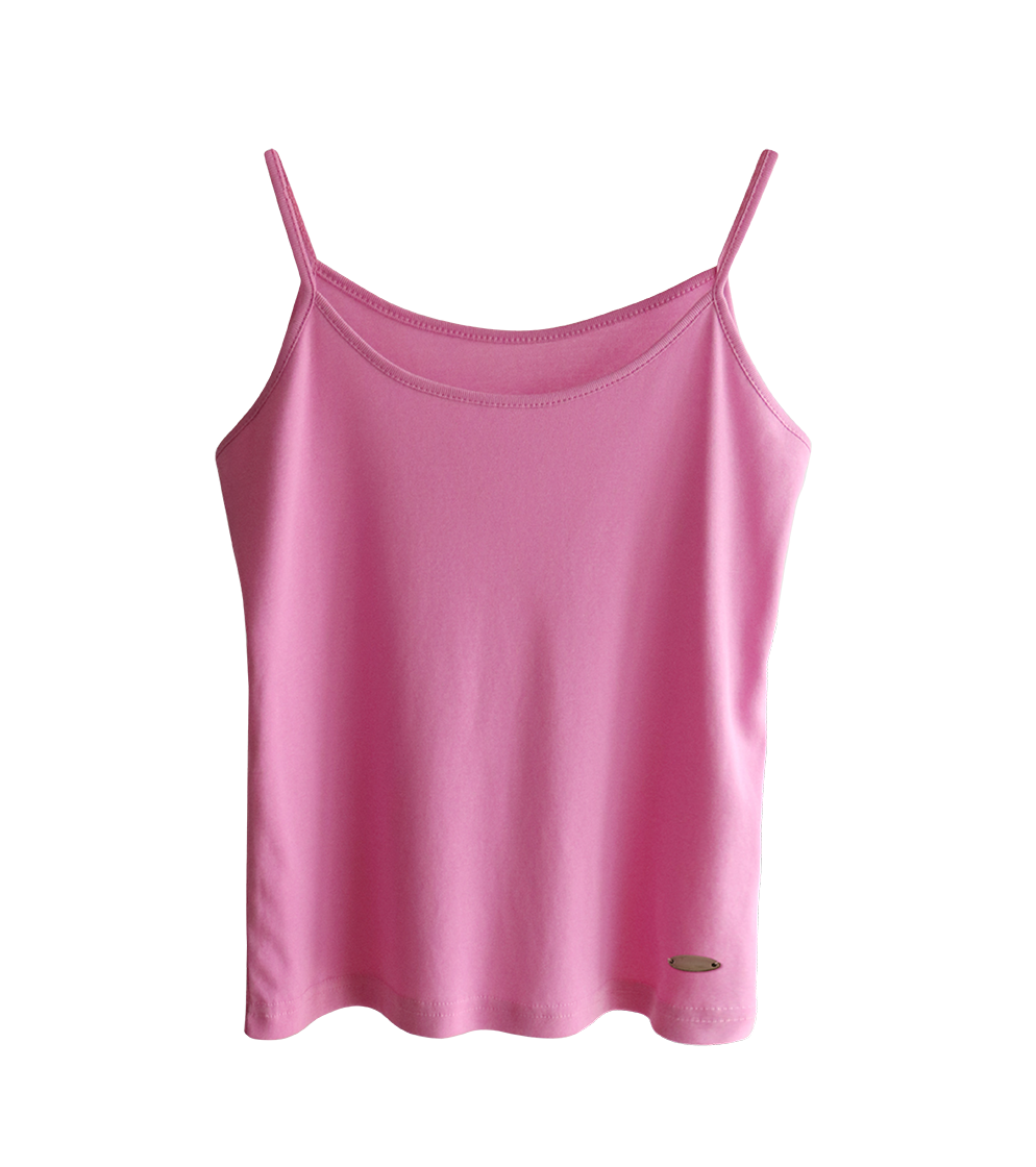 뮈르뮈르 라브니 심볼 컬러 나시 핑크(Murmure ]Ravni Symbol Color Sleeveless Pink)