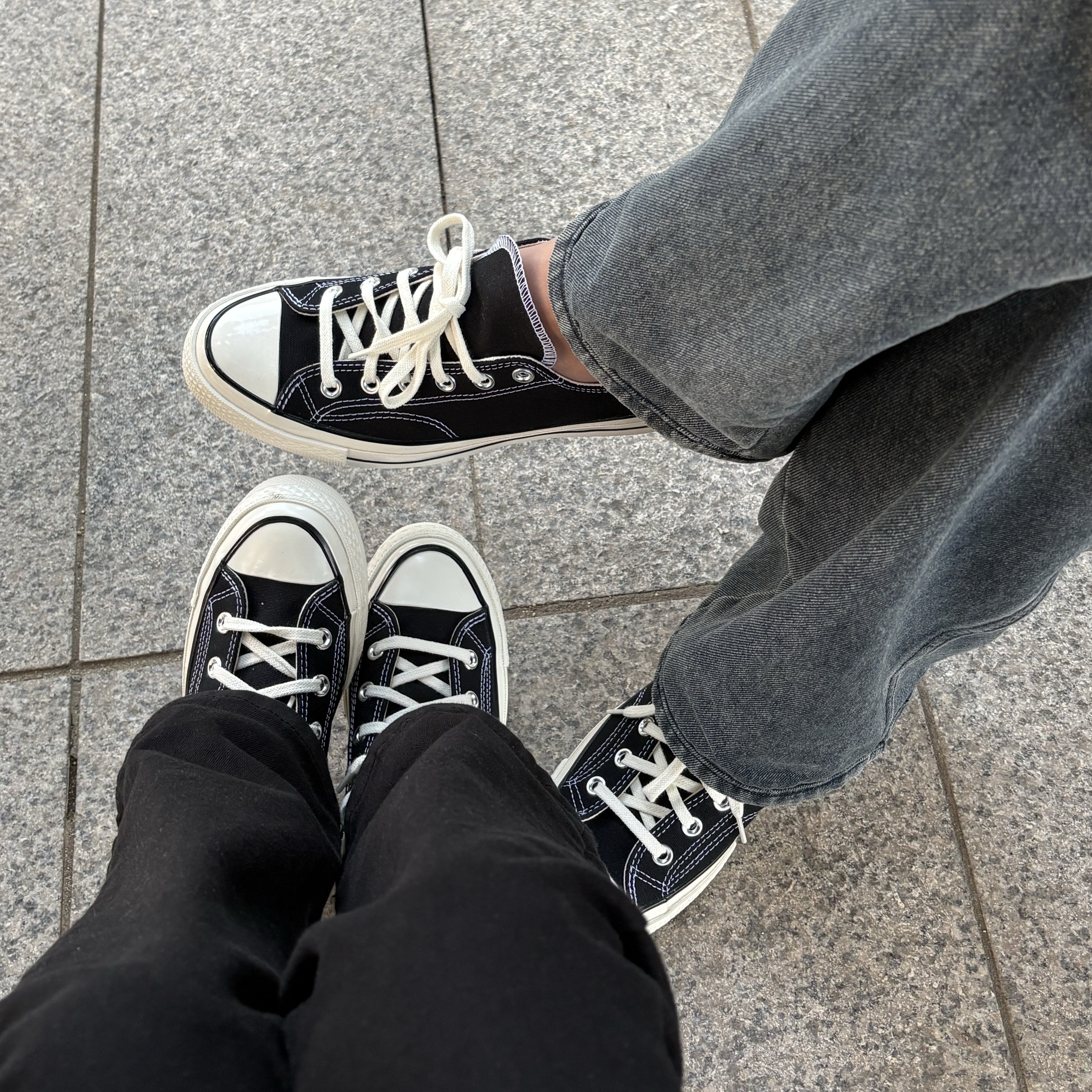 Converse Chuck 70 Ox Black - Standard 착용 스타일