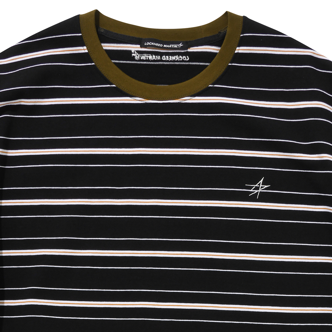 록히드마틴 멀티 스트라이프 티셔츠 블랙(LOCKHEED MARTIN Multi Stripe Ts Black) - 3