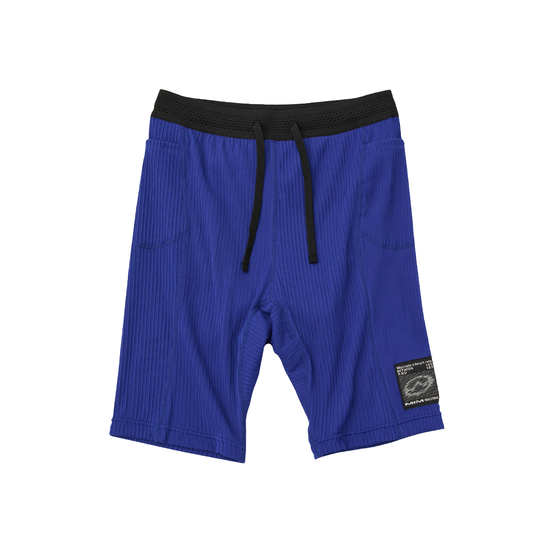 엠아이엠 리브드 하프 타이츠 블루(MIM Ribbed Half Tights Blue)