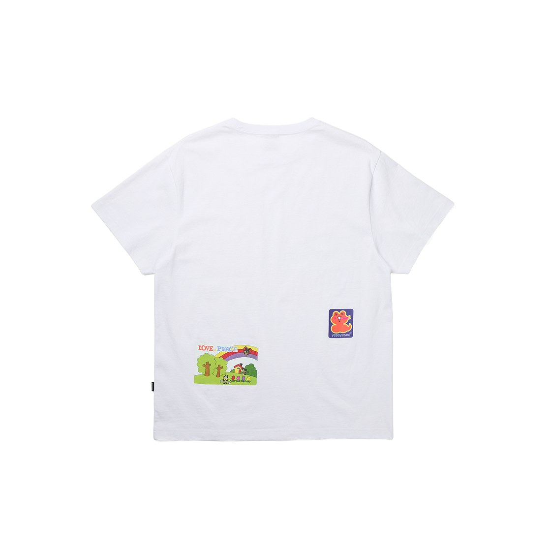 [더블적립] 예스아이씨 예스 덤프 스티커 티셔츠 화이트([더블적립] YESEYESEE Y.E.S Dump Sticker Tee White) - 2