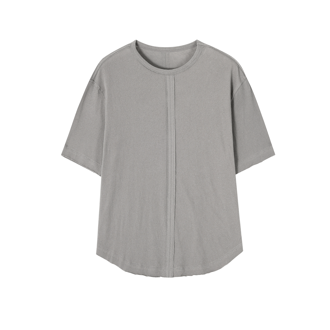 송지오 컬렉션 모노리스 유넥 티셔츠 애쉬 그레이(SONGZIO COLLECTION Monolith U Neck T Shirt Ash Grey) - 1