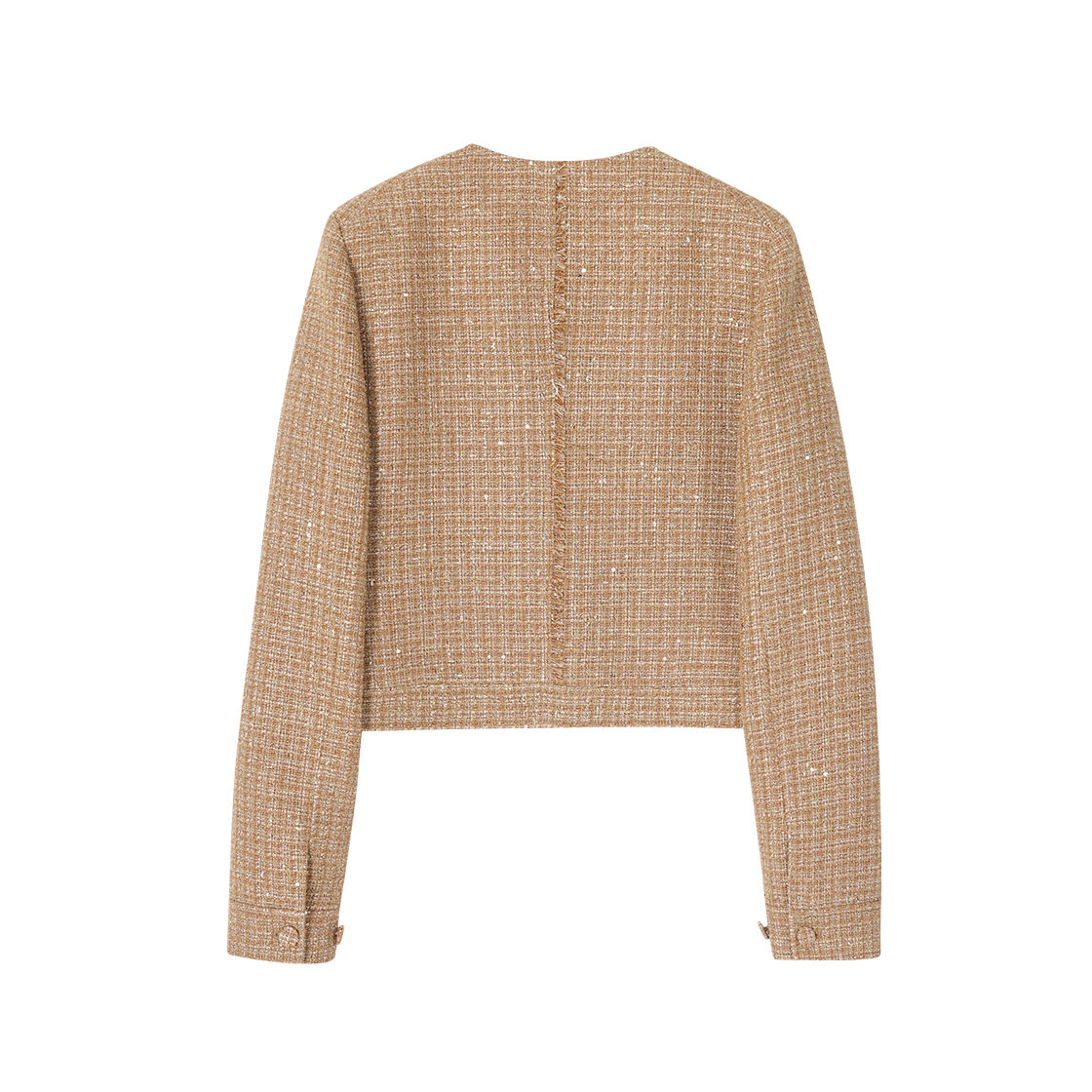 (W) 송지오 보노또 골드 트위드 자켓 베이지((W) SONGZIO Bonotto Gold Tweed Jacket Beige) - 2