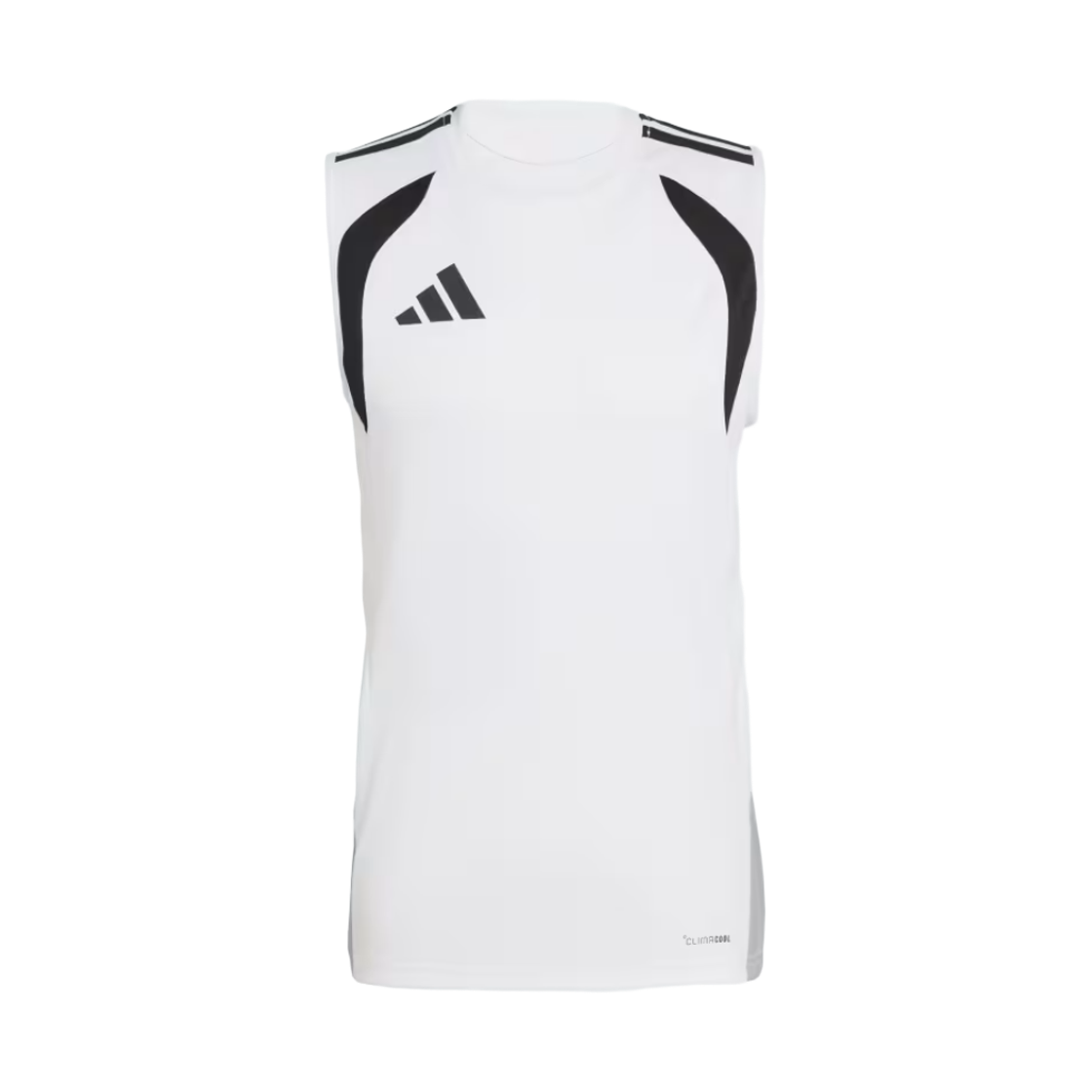 KA7614 Adidas Tiro 26 Competition Sleeveless Jersey White Black - KR Sizing