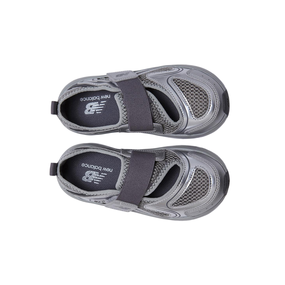 (키즈) 뉴발란스 프리들 X 샌들 리플렉스 실버((Kids) New Balance Freedle X Sandal Reflex Silver) - 2