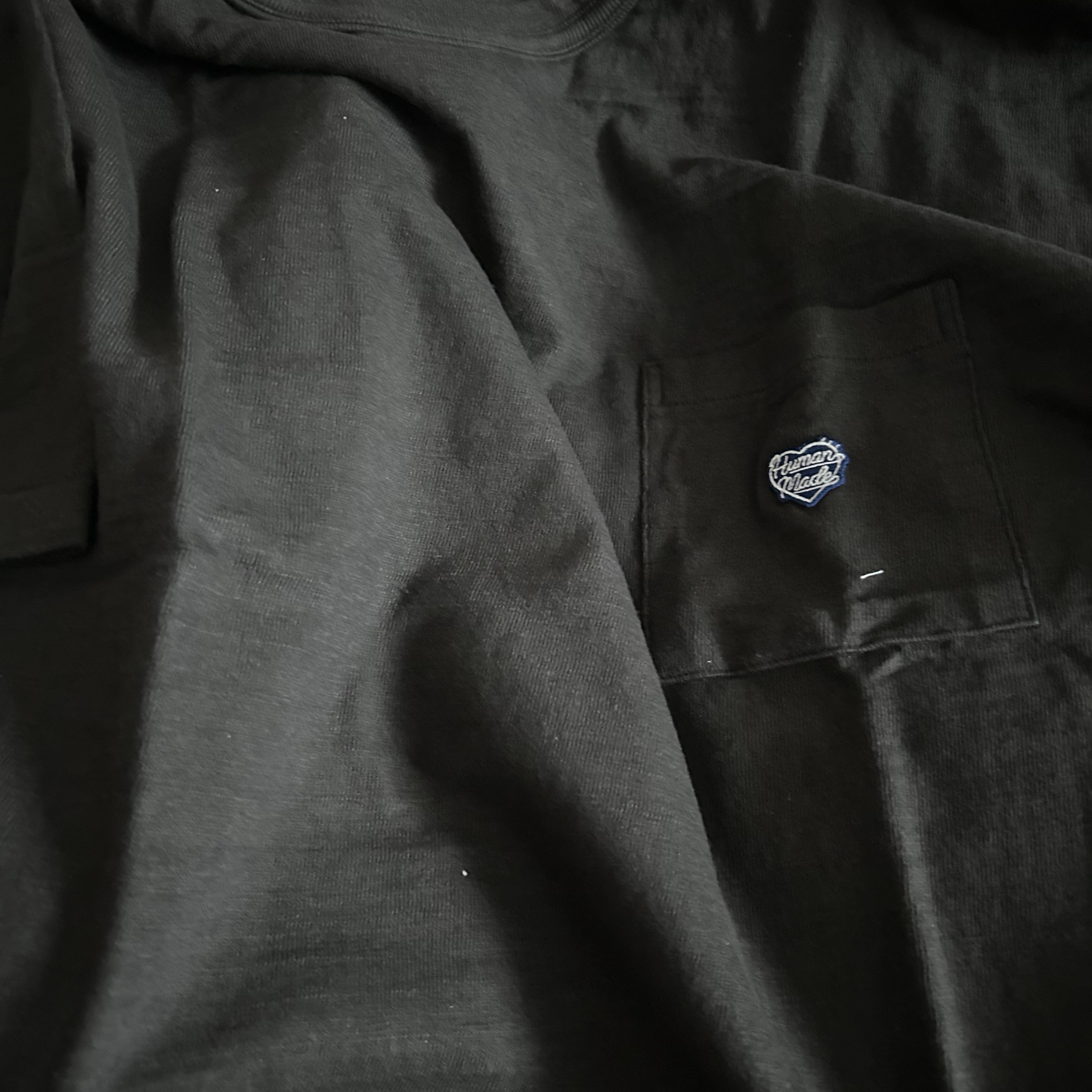 Human Made Pocket T-Shirt Black 착용 스타일