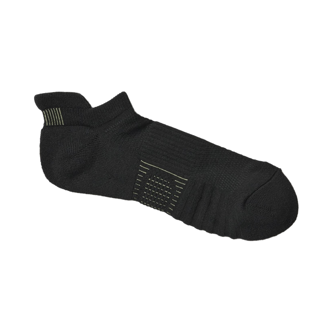 481091-09 Uniqlo Sports Pile Lined Short Socks Black