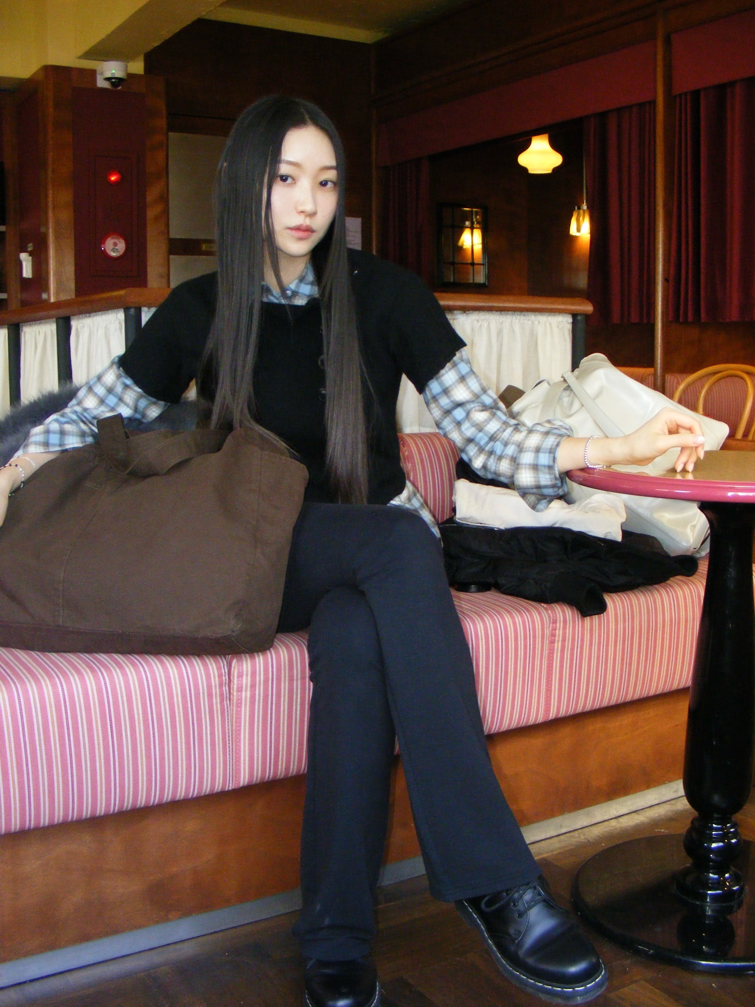 Dr. Martens 1461 WS Black Smooth 착용 스타일