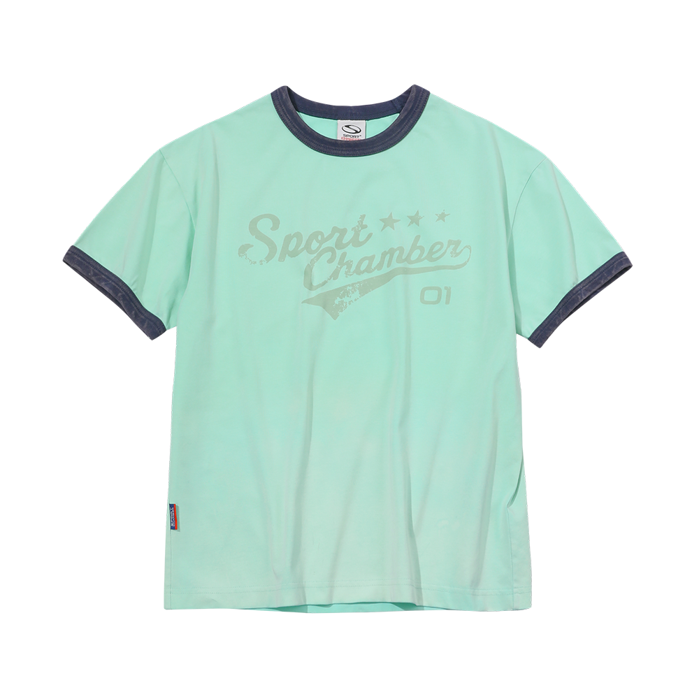 스포츠챔버 액티브 로고 티셔츠 민트(SPORT CHAMBER Active Logo T-Shirt MINT)