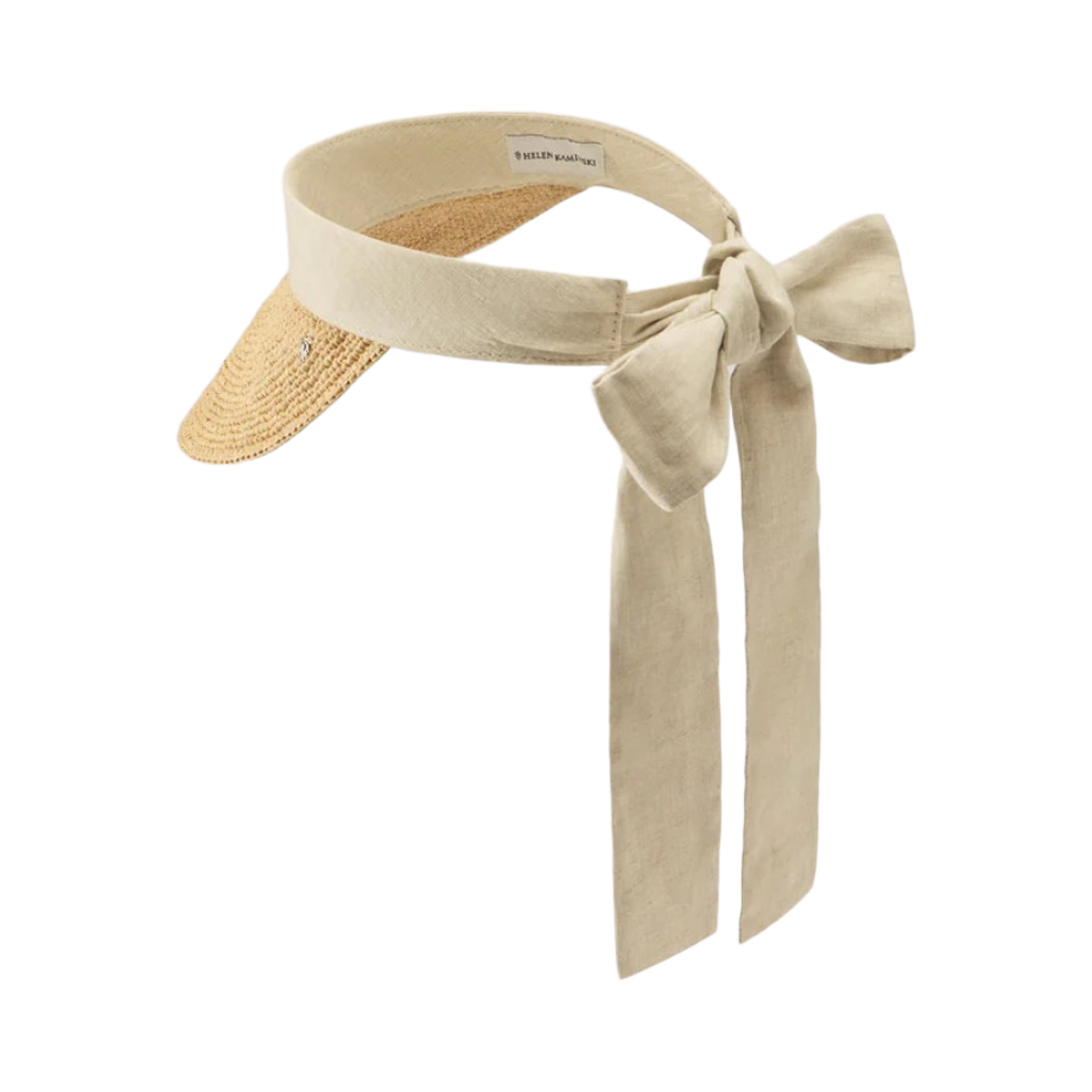(W) 헬렌 카민스키 파커 라피아 피크 바이저 내츄럴((W) Helen Kaminski Parker Raffia Peak Visor Natural) - 2