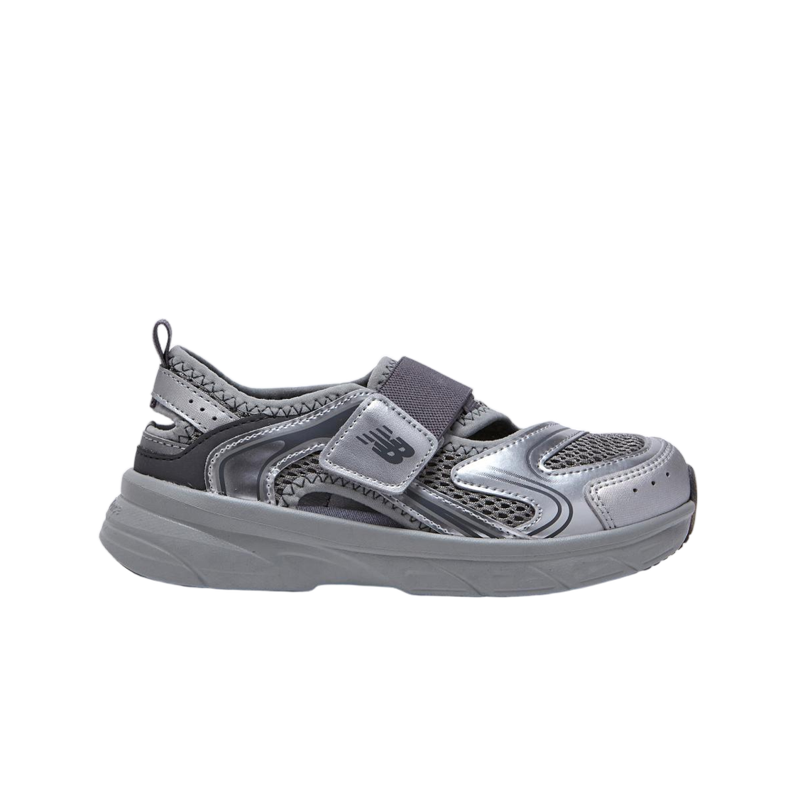 (키즈) 뉴발란스 프리들 X 샌들 리플렉스 실버((Kids) New Balance Freedle X Sandal Reflex Silver)