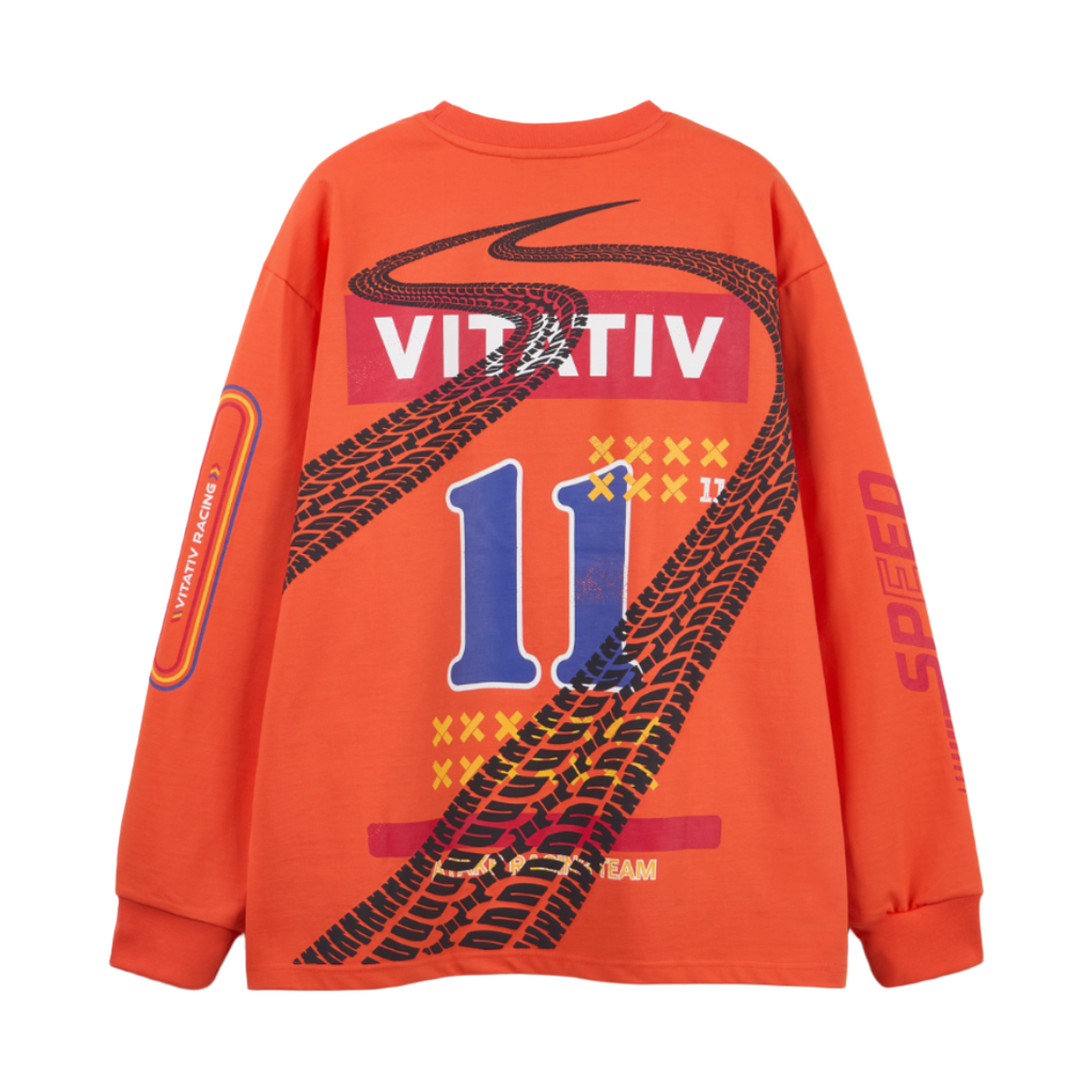 비타티브 레이싱티셔츠 오렌지(VITATIV Racing T-Shirt Orange) - 5