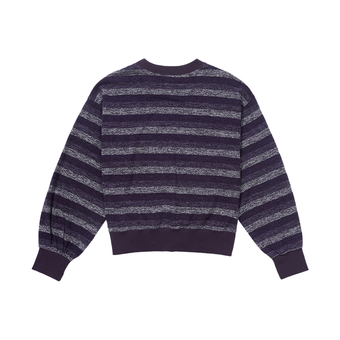 사일런트실러블 그레인 스트라이프 풀오버 니트 퍼플(SILENTSYLLABLE Grain Stripe Pullover Knit Purple) - 2