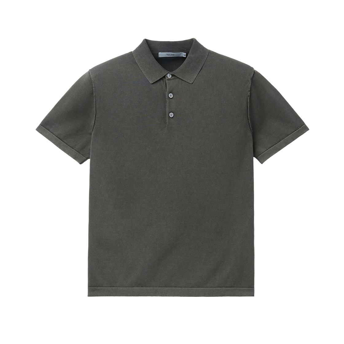 시리즈 가먼트 다잉 하프 슬리브 폴로 카키(SERIES Garment Dyed Half Sleeve Polo Khaki)