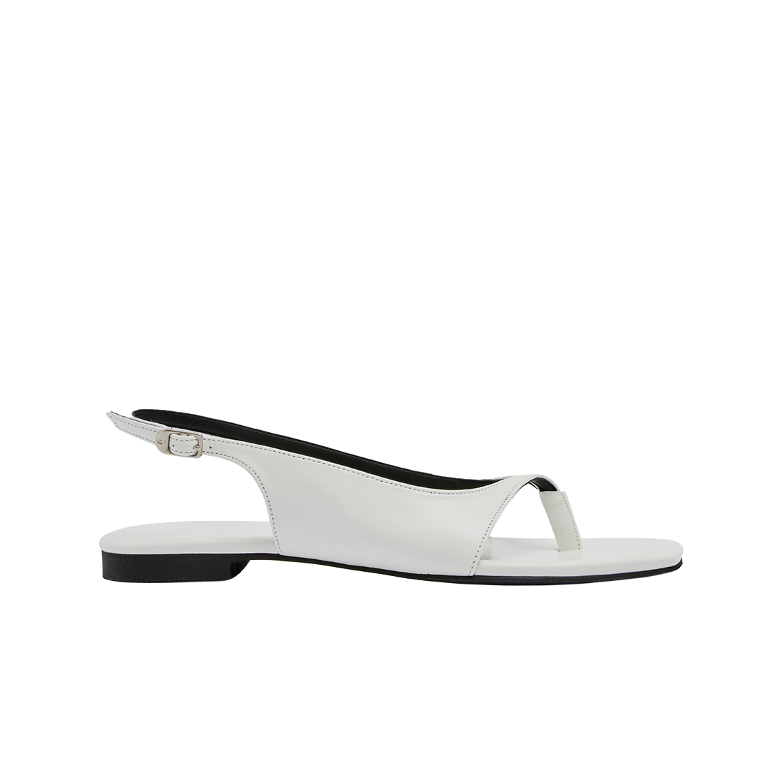 무드나잇 로린 클린실루엣 슬링백 샌들 l 화이트(Moodnight Roryn Clean Sling-back Sandals l White)