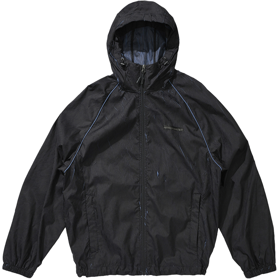 록히드마틴 크리즈 투-톤 윈드브레이커 블랙