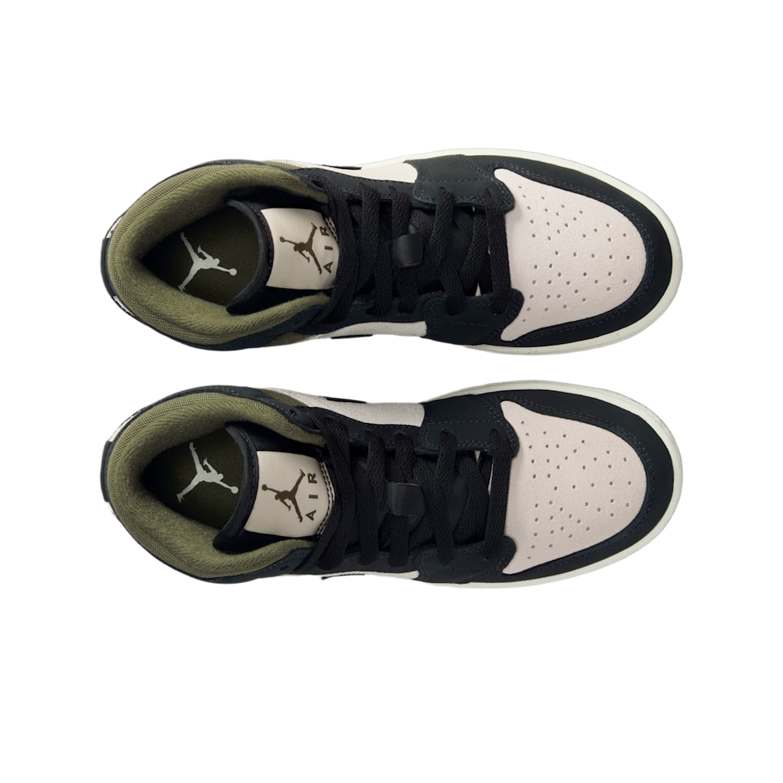 (GS) 조던 1 미드 라이트 오어우드 브라운 미디움 올리브((GS) Jordan 1 Mid Light Orewood Brown Medium Olive) - 2