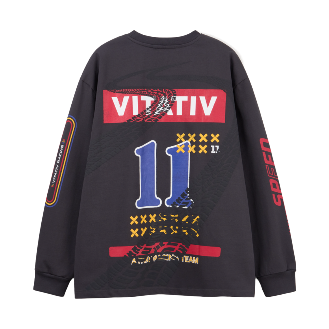 비타티브 레이싱티셔츠 챠콜(VITATIV Racing T-Shirt Dark Gey) - 4