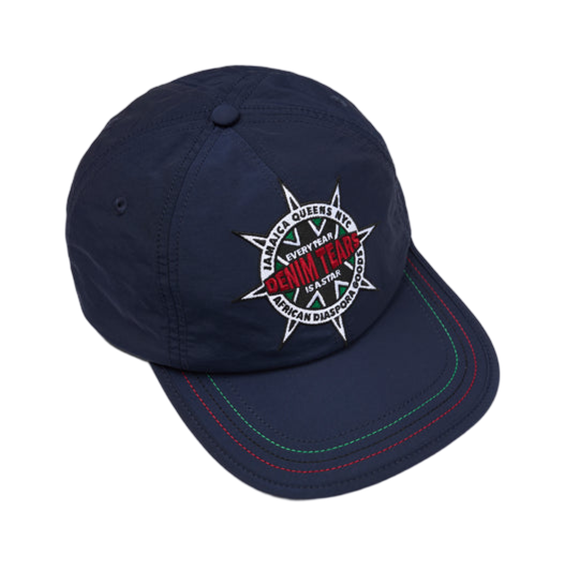 데님 티어스 DT 스타 캡 네이비(Denim Tears DT Star Cap Navy)