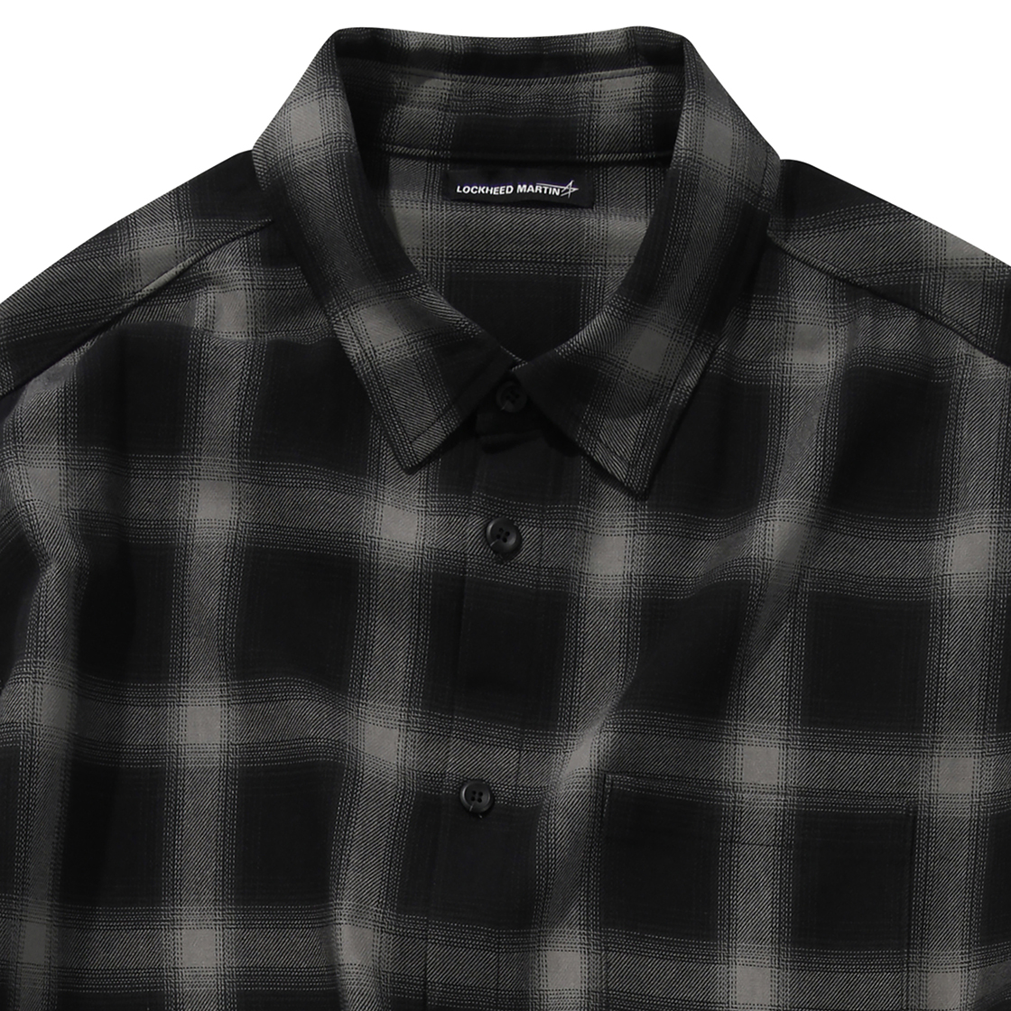 록히드마틴 체크 패턴 셔츠 그레이(LOCKHEED MARTIN Check Pattern Shirts Grey) - 3