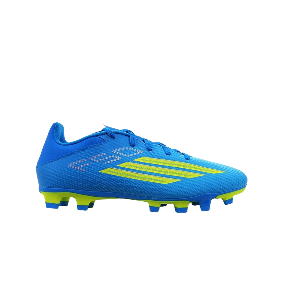 아디다스 F50 클럽 FG/MG 루시드 레이 블루 팀 솔라 옐로우 2(Adidas F50 Club FG/MG Lucid Ray Blue Team Solar Yellow 2) - 1