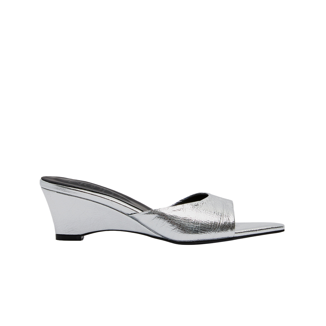 무드나잇 리타 클린 웨지 뮬 l 실버(Moodnight Lita Clean Wedge Mules l Silver)