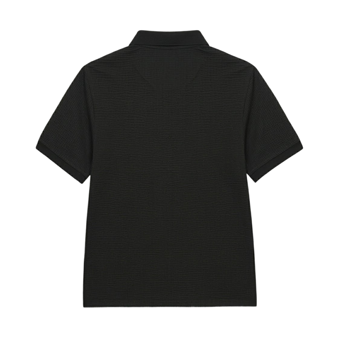 (W) 노스페이스 와플 숏슬리브 폴로 블랙 - 26SS((W) The North Face Waffle S/S Polo Black - 26SS) - 2